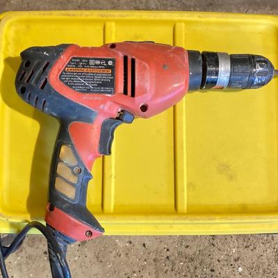 LOT 112: Tool Collection - Drills (Black & Decker, Warrior and Drill Master), Tool Set with Case and Assorted Drill Bits / Tools and...