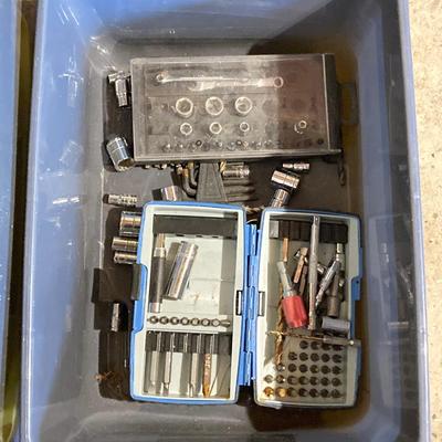 LOT 112: Tool Collection - Drills (Black & Decker, Warrior and Drill Master), Tool Set with Case and Assorted Drill Bits / Tools and...