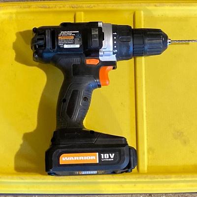 LOT 112: Tool Collection - Drills (Black & Decker, Warrior and Drill Master), Tool Set with Case and Assorted Drill Bits / Tools and...