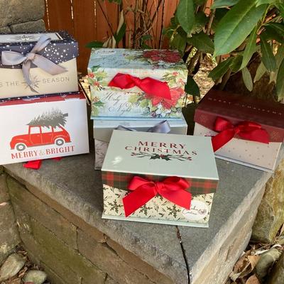 LOT 119: Large Assortment of Holiday Indoor and Out Decorations and More Including Puzzles, Gift Boxes , Lights and Much More