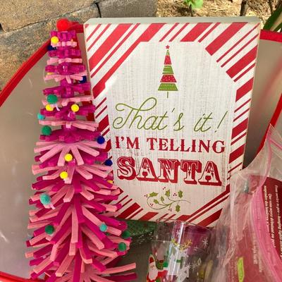 LOT 119: Large Assortment of Holiday Indoor and Out Decorations and More Including Puzzles, Gift Boxes , Lights and Much More