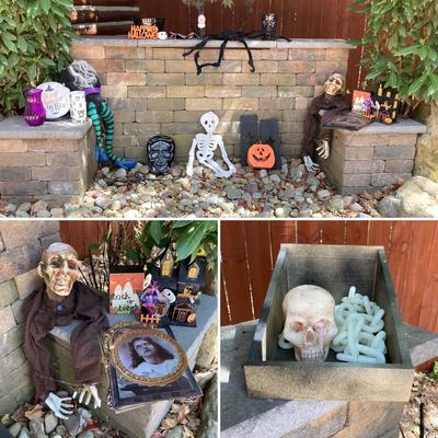 LOT 120: Large Assortment of Halloween Indoor and Outdoor Decorations