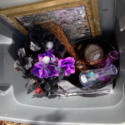 LOT 120: Large Assortment of Halloween Indoor and Outdoor Decorations