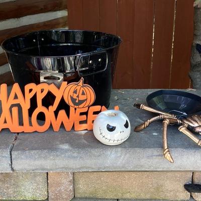LOT 120: Large Assortment of Halloween Indoor and Outdoor Decorations