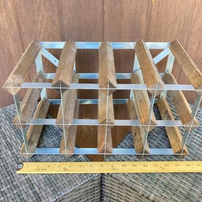 LOT 122: Cheers - A Collection of Bar Signs, Wine Rack and Set of Two (2) Bar Stools