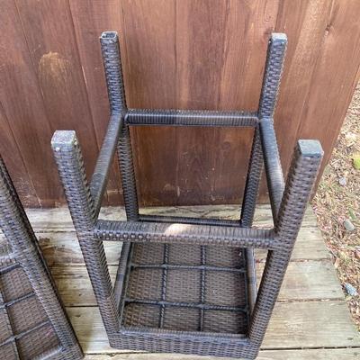 LOT 122: Cheers - A Collection of Bar Signs, Wine Rack and Set of Two (2) Bar Stools