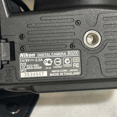 LOT 140: Nikon D3200 Digital Camera and Case