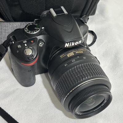 LOT 140: Nikon D3200 Digital Camera and Case