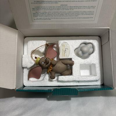 LOT 142: Walt Disney Classic Collection Dumbo “When I See Elephant Fly” Ornament with COA and Original Box, Looney Tunes Sylvester &...