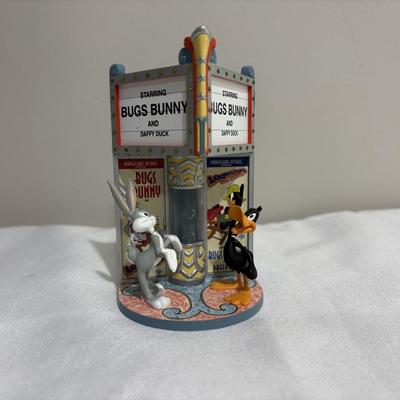 LOT 142: Walt Disney Classic Collection Dumbo “When I See Elephant Fly” Ornament with COA and Original Box, Looney Tunes Sylvester &...