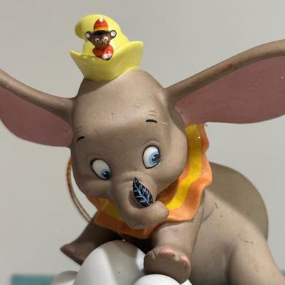 LOT 142: Walt Disney Classic Collection Dumbo “When I See Elephant Fly” Ornament with COA and Original Box, Looney Tunes Sylvester &...