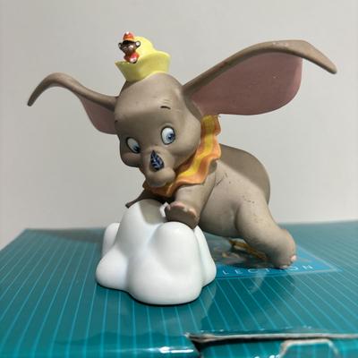 LOT 142: Walt Disney Classic Collection Dumbo “When I See Elephant Fly” Ornament with COA and Original Box, Looney Tunes Sylvester &...
