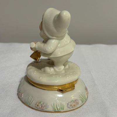 LOT 145: Disney Snow White and the Seven Dwarfs Collection Trinket /Treasure Boxes, Happy with COA, Sleep and Hag/Witch, All have Golden...