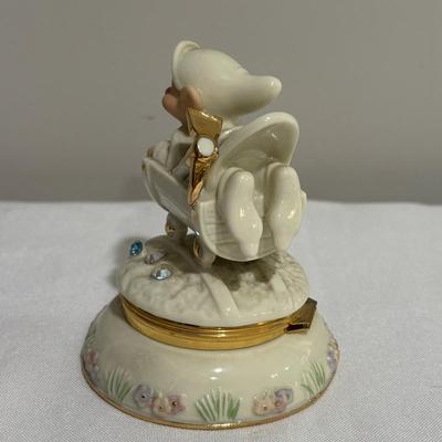 LOT 146: Disney Snow White and the Seven Dwarfs Collection Trinket /Treasure Boxes Prince Charming with COA, Dopey and Sleepy all with a...