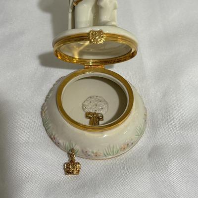 LOT 146: Disney Snow White and the Seven Dwarfs Collection Trinket /Treasure Boxes Prince Charming with COA, Dopey and Sleepy all with a...