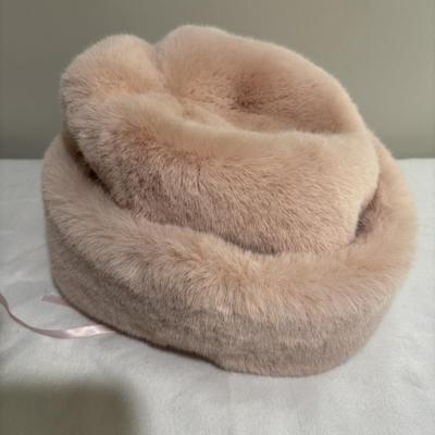 LOT 147: Ugg Fur Lined Gloves, Pink Faux Fur Hat, Banana Republic Scarf, and Sweater