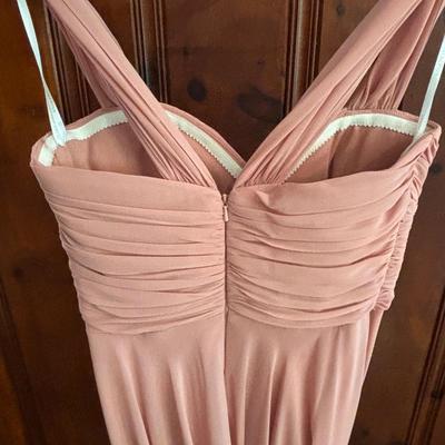 LOT 148: Two (2) Long Evening Dresses - Dessy Collection and Banana Republic