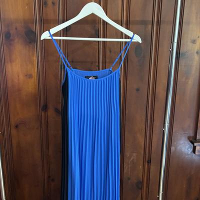 LOT 148: Two (2) Long Evening Dresses - Dessy Collection and Banana Republic