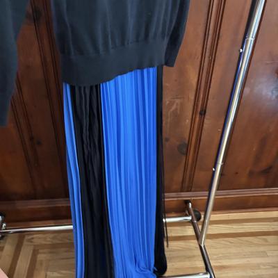 LOT 148: Two (2) Long Evening Dresses - Dessy Collection and Banana Republic