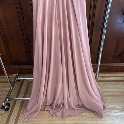 LOT 148: Two (2) Long Evening Dresses - Dessy Collection and Banana Republic