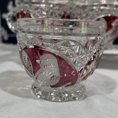 LOT 152: Vintage Echt Bleikristall Lead Crystal Cups, Western Germany