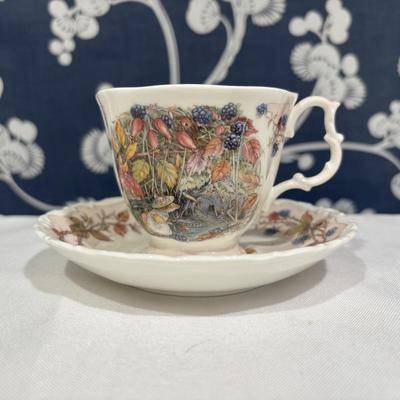 LOT 153: Time for Tea! KPM Porcelain Pink Cup Saucers, Dessert Plates. Royal Daulton, Bavaria & More