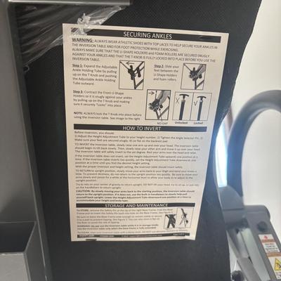 LOT 154: Innova Inversion Table