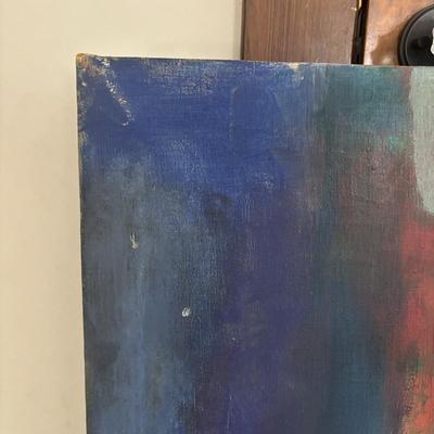 LOT 155: Abstract Painting on Canvas