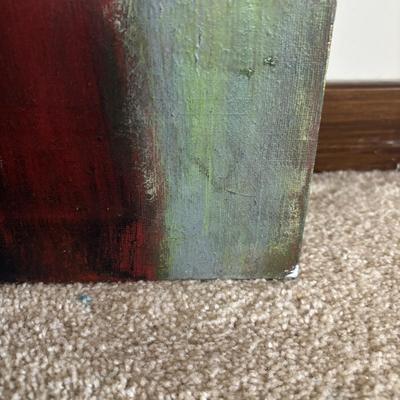 LOT 155: Abstract Painting on Canvas