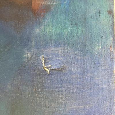 LOT 155: Abstract Painting on Canvas