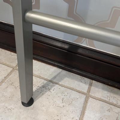 LOT 157: Afred Gockel Life Study I Print & Stainless-Steel Towel Bar
