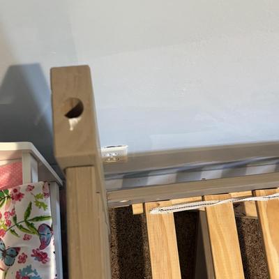 LOT 161: Gray Platform Beds Full & Twin - Can be Made into Bunkbeds
