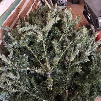 LOT 187: Very Tall Artificial Christmas Tree