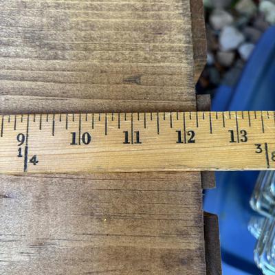 LOT 188: Wilton Cake Pans, Wooden Crated, Rubbermaid Tote & More