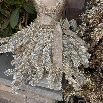 LOT 189: BEAUTIFUL! Christmas Tree Dress Forms