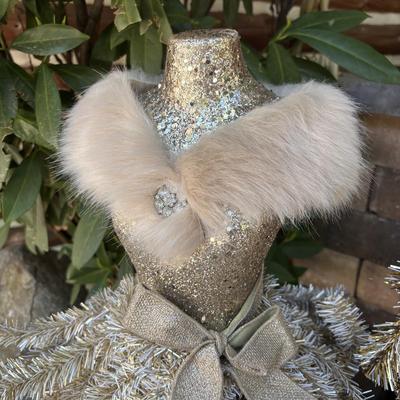 LOT 189: BEAUTIFUL! Christmas Tree Dress Forms