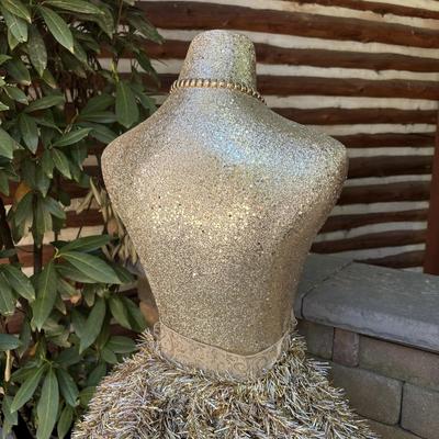 LOT 189: BEAUTIFUL! Christmas Tree Dress Forms