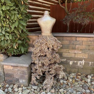 LOT 189: BEAUTIFUL! Christmas Tree Dress Forms