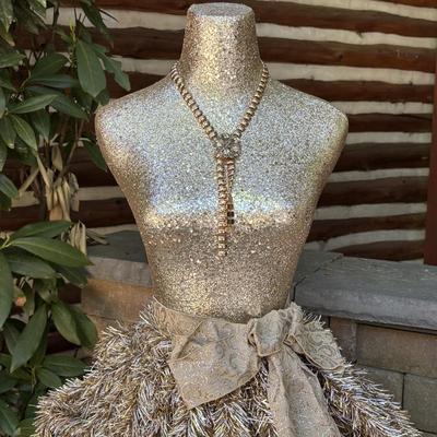 LOT 189: BEAUTIFUL! Christmas Tree Dress Forms