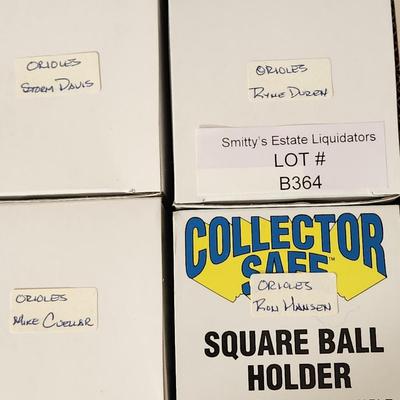 Lot of 4 OMLB Signed Autographed Baseballs Mike Cuellar Ron Hansen Ryne Duren, Storm Davis