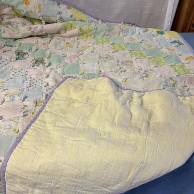 Hand Quilted Baby Blanket