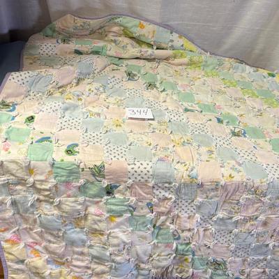 Hand Quilted Baby Blanket