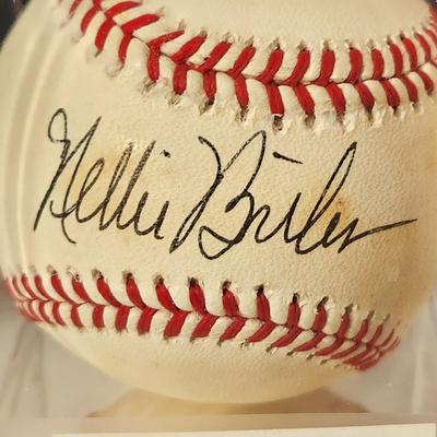 Lot of 4 OMLB Signed Autographed Baseballs Nelson Briles, Moe Drabowski, Tito Francona, Bobby Grich