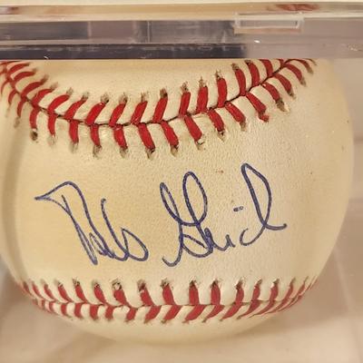 Lot of 4 OMLB Signed Autographed Baseballs Nelson Briles, Moe Drabowski, Tito Francona, Bobby Grich