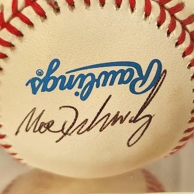 Lot of 4 OMLB Signed Autographed Baseballs Nelson Briles, Moe Drabowski, Tito Francona, Bobby Grich