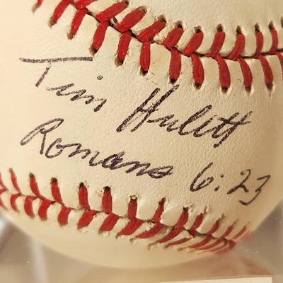 Lot of 4 OMLB Signed Autographed Baseballs Grant jackson, Tim Hulett, Pat Kelly, Jim Gentile
