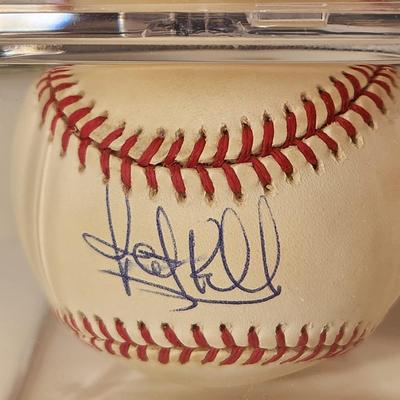 Lot of 4 OMLB Signed Autographed Baseballs Grant jackson, Tim Hulett, Pat Kelly, Jim Gentile