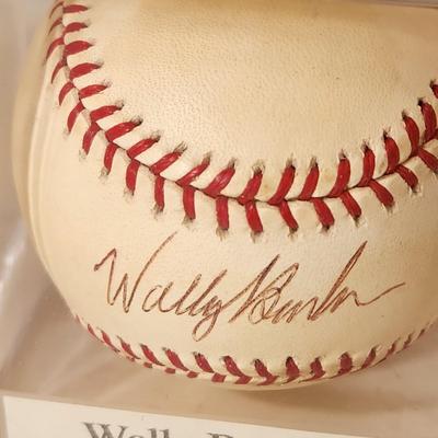 Lot of 4 OMLB Signed Autographed Baseballs Hal Smith, Ross Grimsley,Todd Frohwirth, Wally Bunker