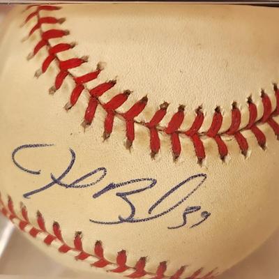 Lot of 4 OMLB Signed Autographed Baseballs Cal Abrams, BJ Surhoff, Todd Zeile, John Bale