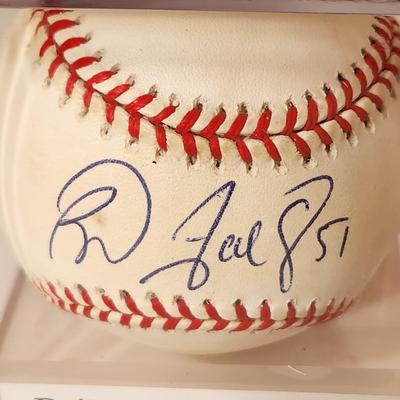 Lot of 4 OMLB Signed Autographed Baseballs John Stevens, Jorge Julio, Brian Falkenburg, Ryan Minor